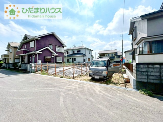 【前面道路含む現地写真】 | つくば市安食第1　新築戸建　1号棟