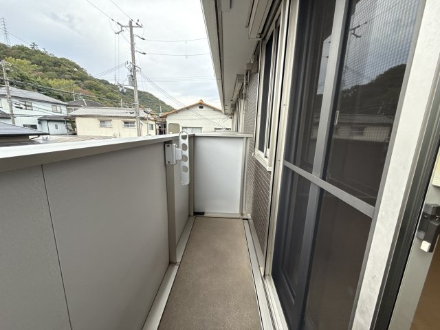 セジュールプランドールＡのバルコニー