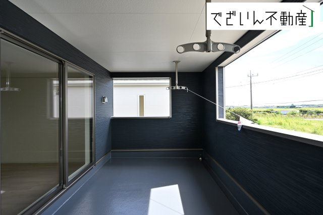 【バルコニー】 | Cradle garden深谷市武蔵野第2　新築住宅 | ≪3号棟≫
現地(2025年9月撮影)