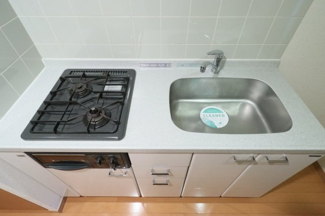 目黒区青葉台３丁目の賃貸マンションのキッチン