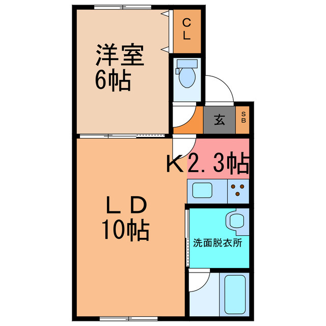 Casa　feliz(ｶｰｻﾌｪﾘｽ)の間取り