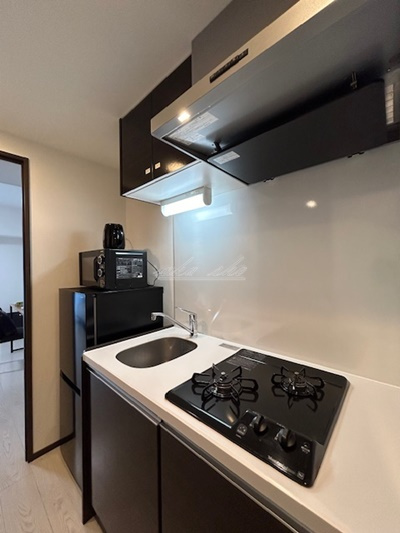 リブマックス仕様の家具家電が入ります。冷蔵庫・電子レンジ 