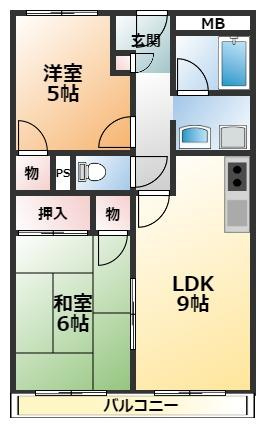 P&Kマンションの間取り