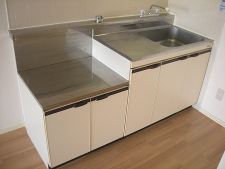 P&Kマンションのキッチン|使いやすいキッチンです