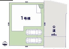 狭山市狭山台4丁目　新築分譲　西武新宿線『狭山市駅』徒歩27分　【狭山台小学区】の区画図