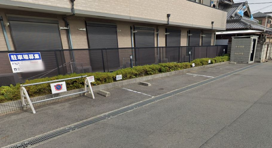 泉大津市池浦町４丁目のハイツの駐車場|駐車場です