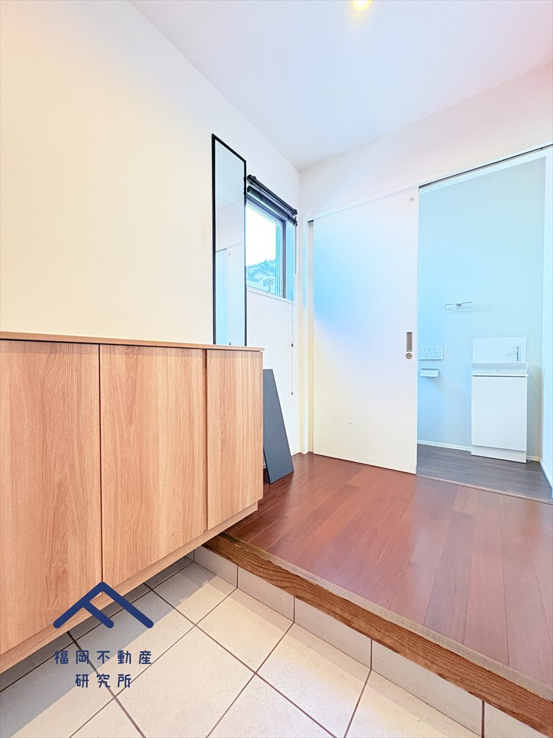 太宰府市五条１丁目　戸建ての玄関