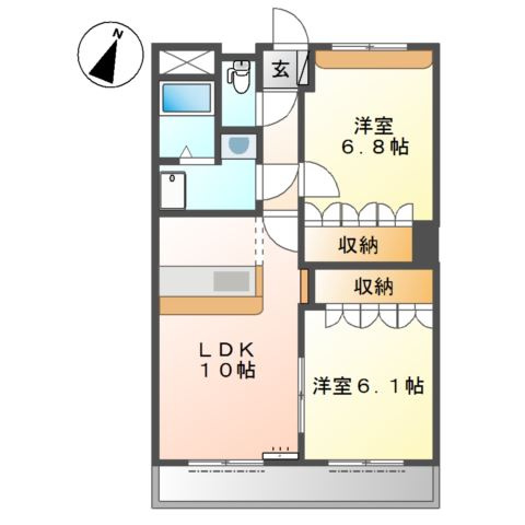 プランドールの間取り