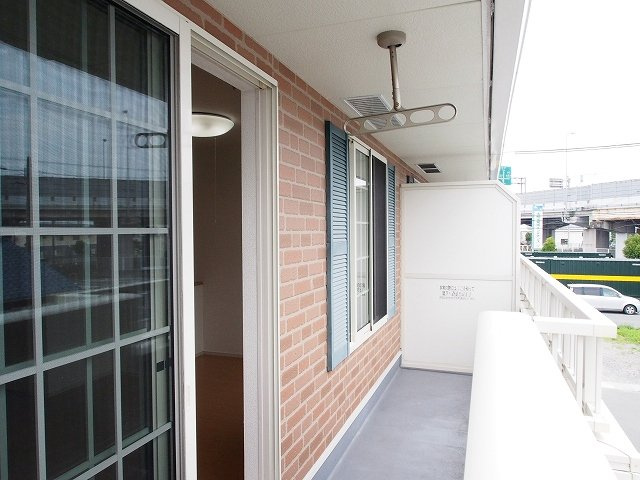 アウローラ玉手Ⅱ　Ｂのバルコニー