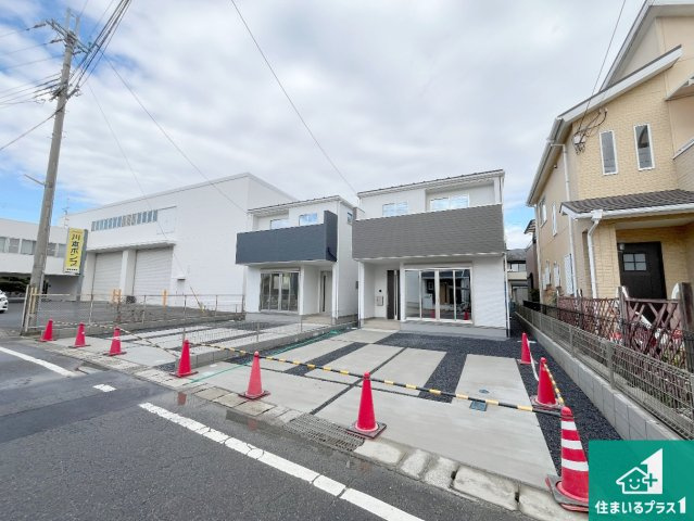 栗東市小柿　第2期　新築一戸建ての前面道路含む現地写真|車通りの少ない前面道路！お子様がいらっしゃるご家族でも安心！