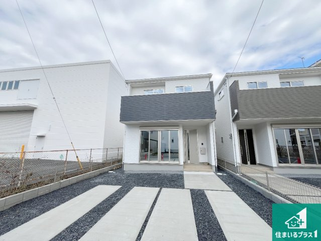 栗東市小柿　第2期　新築一戸建ての外観|お客様に長く安心して住んでいだだける事にこだわった家づくり！住んでからのアフターサービスにもしっかりと取り組んでいます！