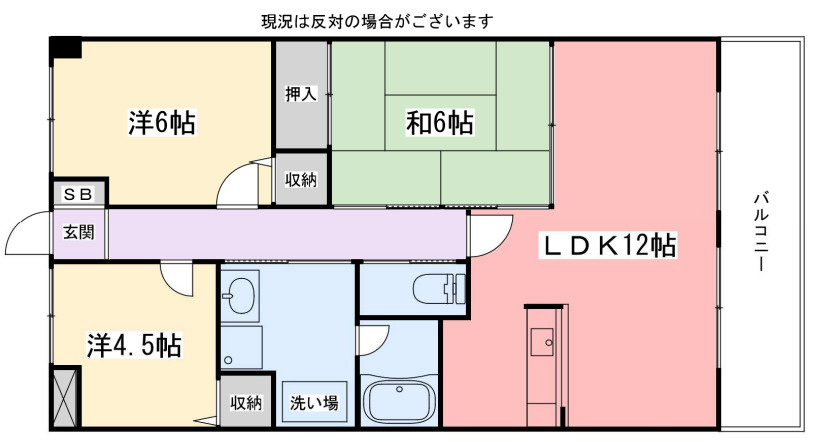 高岡中村コーポパートⅡの間取り