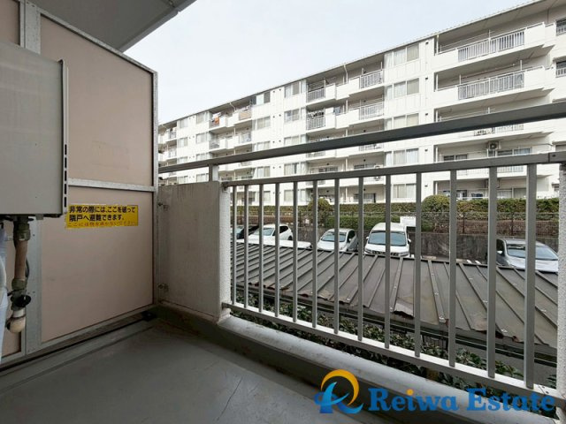 ライトタウン茅ヶ崎4号棟のバルコニー
