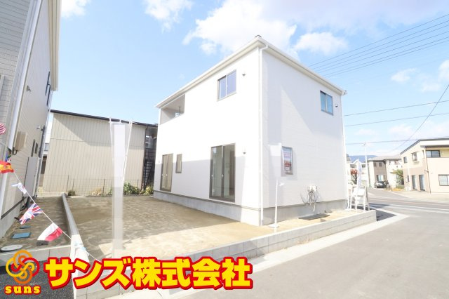 郡山市富田町大徳南第19　　　1号棟　　小山田小学校、郡山第6中学区の外観|南東側から見た外観