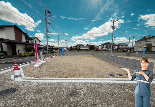 LAVIE居相2501A　新築分譲戸建　松山市居相5丁目の外観|建物建築前です！