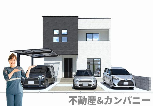 LAVIE居相2501B　新築分譲戸建　松山市居相5丁目の外観|外観パースです。