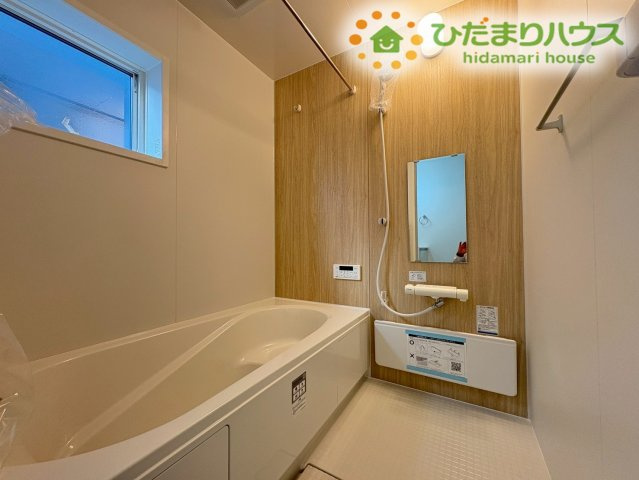 熊谷市宮本町第2　新築一戸建て　リーブルガーデン　02の浴室|清潔感のある浴室で一日の疲れを癒しましょう！