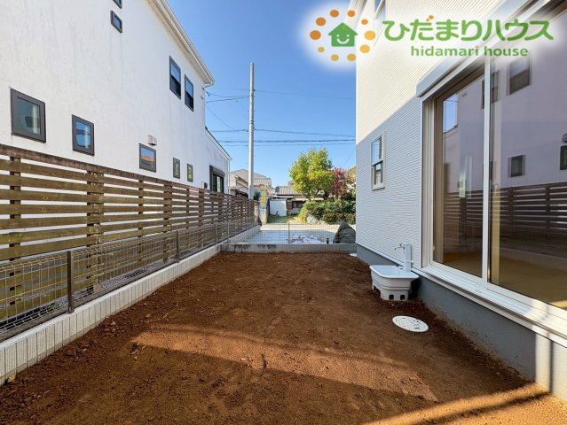 熊谷市宮本町第2　新築一戸建て　リーブルガーデン　02の庭|お庭付きなので家庭菜園もできます！
ご興味がある方はやってみてはいかがでしょうか！