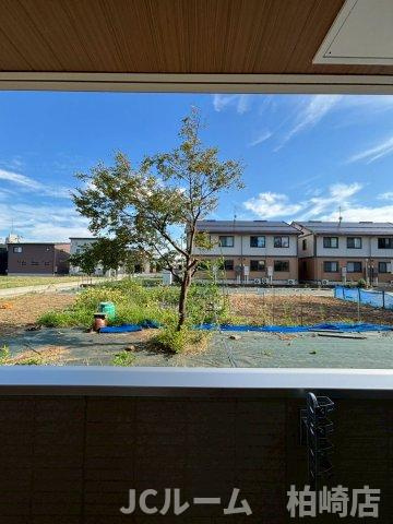柏崎市三和町のアパートの展望