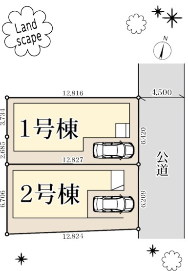  | 【横浜市瀬谷区阿久和西3丁目11-4全2棟新築戸建て】★仲介手数料無料★（原小学校・原中学校）