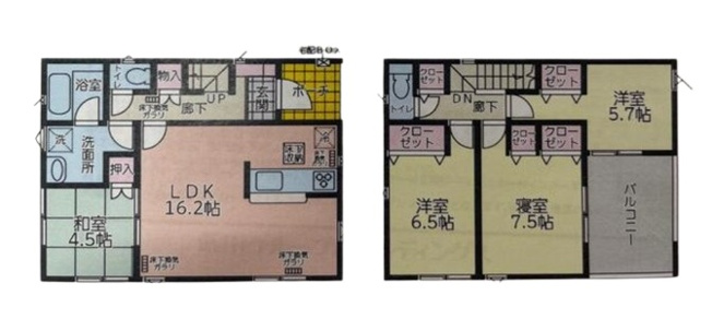 【間取り】 | 姫路市北今宿3丁目　中古戸建 | 4LDKです。