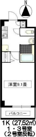 ボヌールの間取り