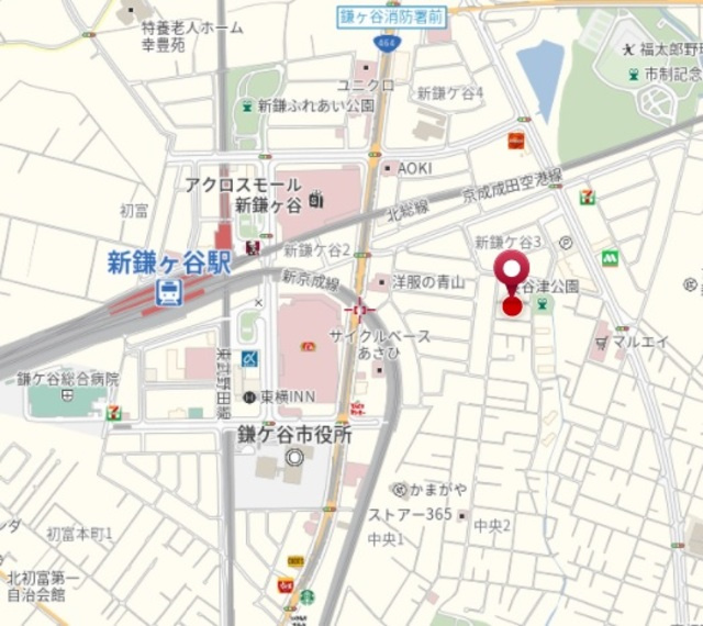 スカイピーク弐番館の地図|★案内図★
