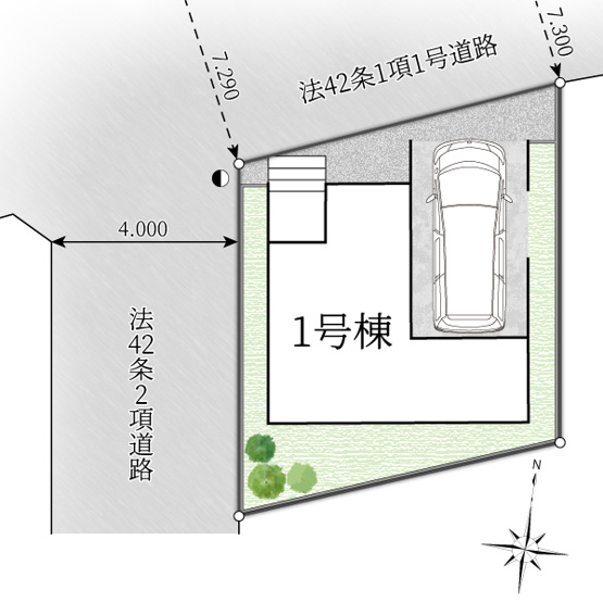 【区画図】 | ご家族様のプライベート空間が確保できる素敵な間取りです。また敷地ゆったりですので、おうち時間を楽しむのにもぴったりですね♪
