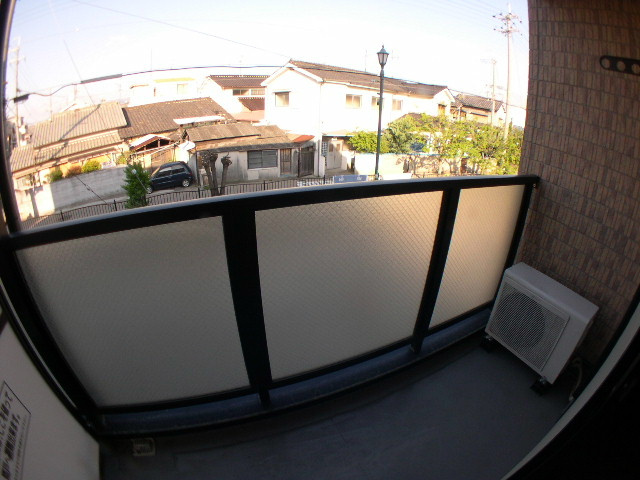 リバーサイド金岡Ⅱ番館のバルコニー