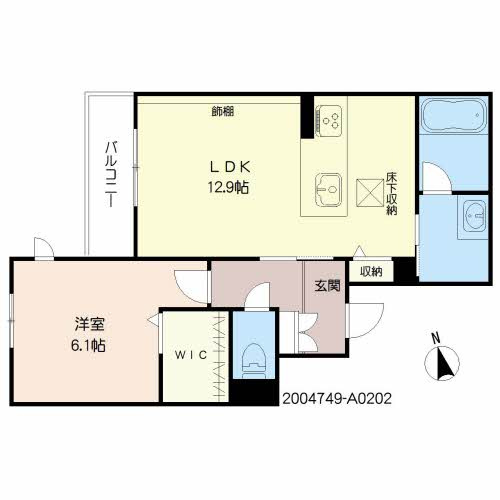 シャーメゾン藤崎宮の間取り