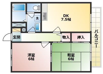 【間取り】 | ビクトワールA棟