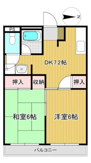 【間取り】 | ＳＫＲハイツ | ※希望があれば和室を洋室へ変更可能です
※室内写真は参考です