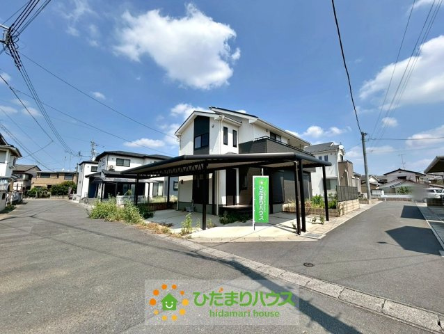 古河市鴻巣　中古一戸建ての前面道路含む現地写真|2025/09/01　撮影