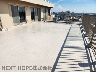 【バルコニー】 | アズループレシオ | 広～いルーフバルコニーがございます♪開放感がございます！！陽当たり良好です！