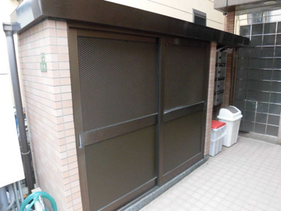 【その他共用部分】 | メゾンササキ | 敷地内ゴミ捨て場です。