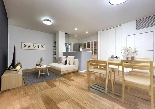 守口市八雲東町2丁目　新築戸建の居間・リビング