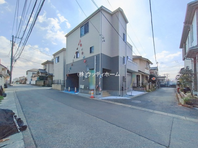 春日部市備後西5丁目第3期　新築一戸建ての前面道路含む現地写真