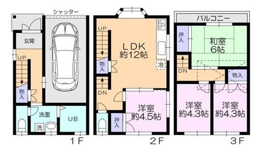 大阪市城東区中浜2丁目　戸建