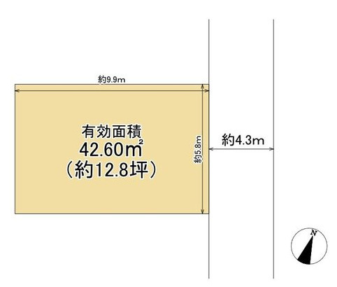 大阪市城東区鴫野西5丁目　土地の土地図