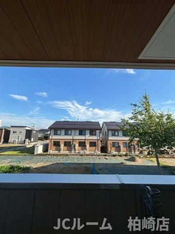 柏崎市三和町のアパートの展望