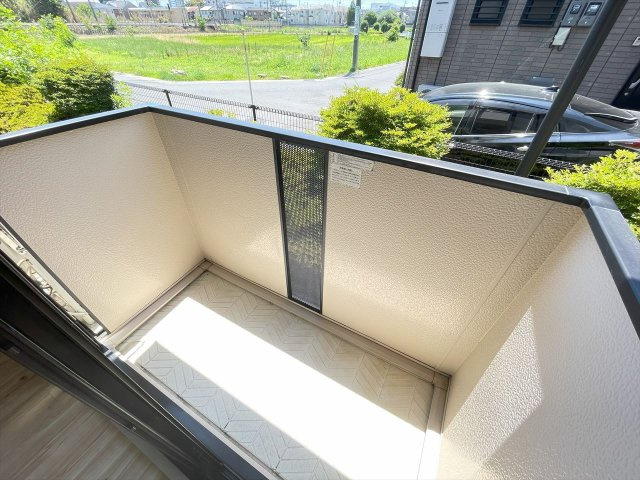 アピエ壱番館のバルコニー|※写真は別室です。