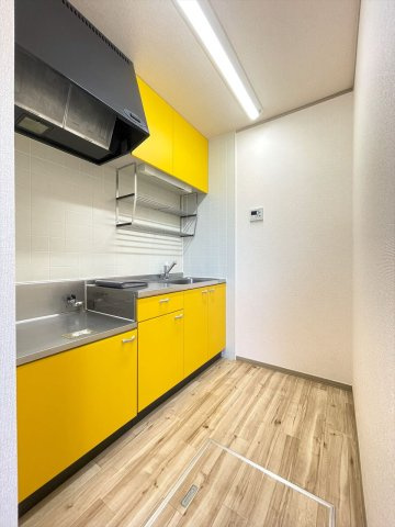 アピエ壱番館のキッチン|※写真は別室です。