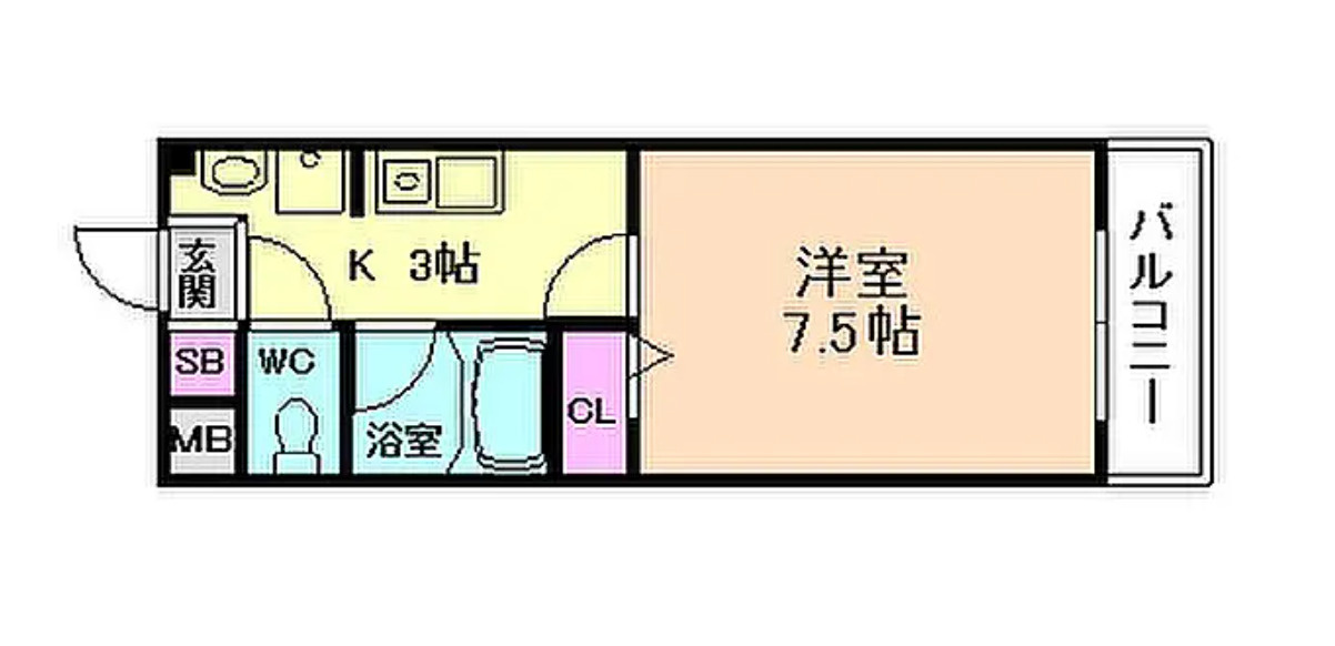 ★HP限定★　大阪府豊中市1棟収益マンションの間取り