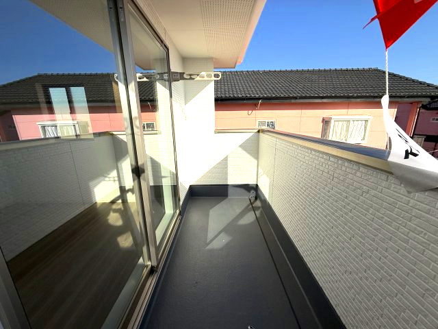 アーバンスタイル渋川市八木原１期　４号棟のバルコニー|バルコニー1です