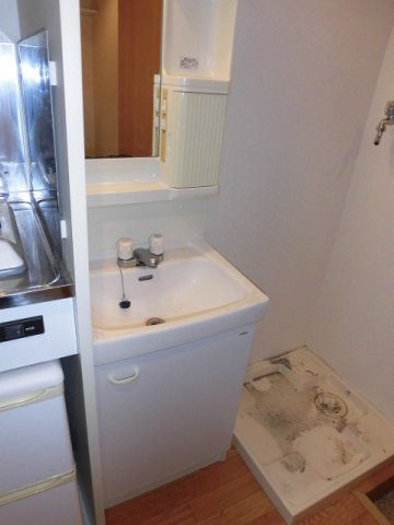 大阪市天王寺区東高津町の賃貸マンションの洗面所