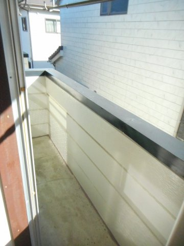 宮沢ハイツのバルコニー