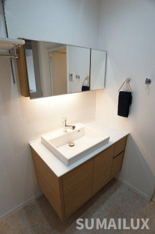 熊本市中央区壺川２丁目の賃貸マンションの独立洗面台