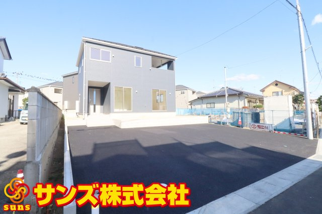 郡山市富田町大徳南第19　　　4号棟　　小山田小学校、大槻中学区の外観|南西側から見た外観