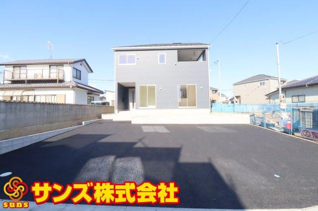 郡山市富田町大徳南第19　　　4号棟　　小山田小学校、大槻中学区の外観|南側から見た外観