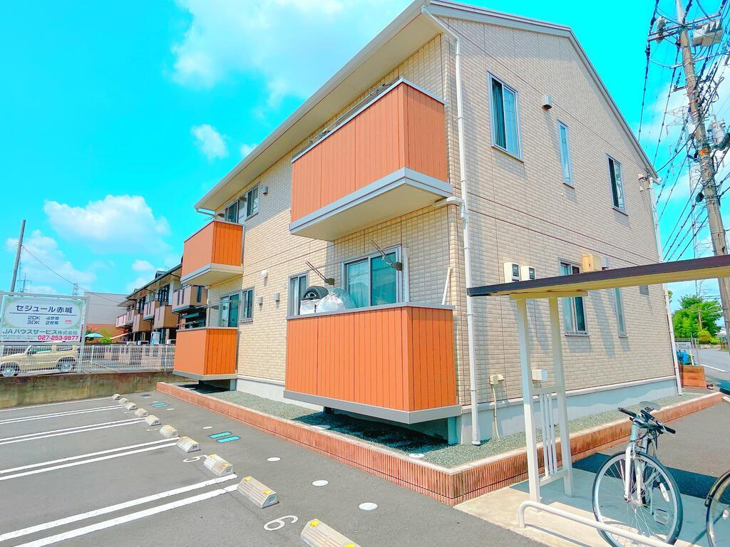 セジュール赤城Cの外観|現地集合でのご案内OKです!(^^)!